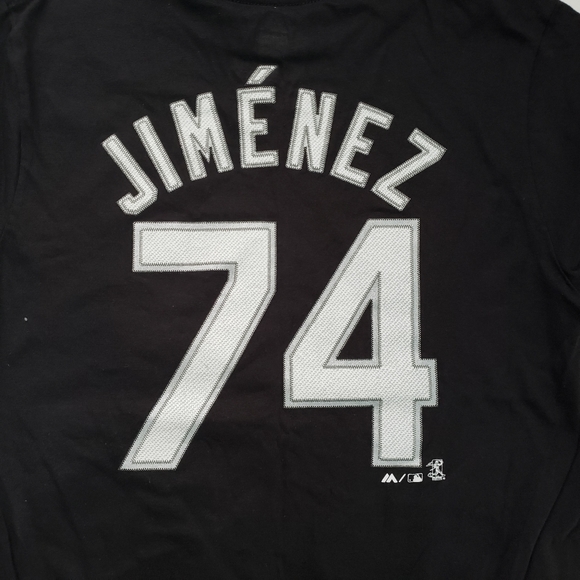 Youth Chicago White Sox Black Jersey T-Shirt Eloy Boy - Picture 4 of 9